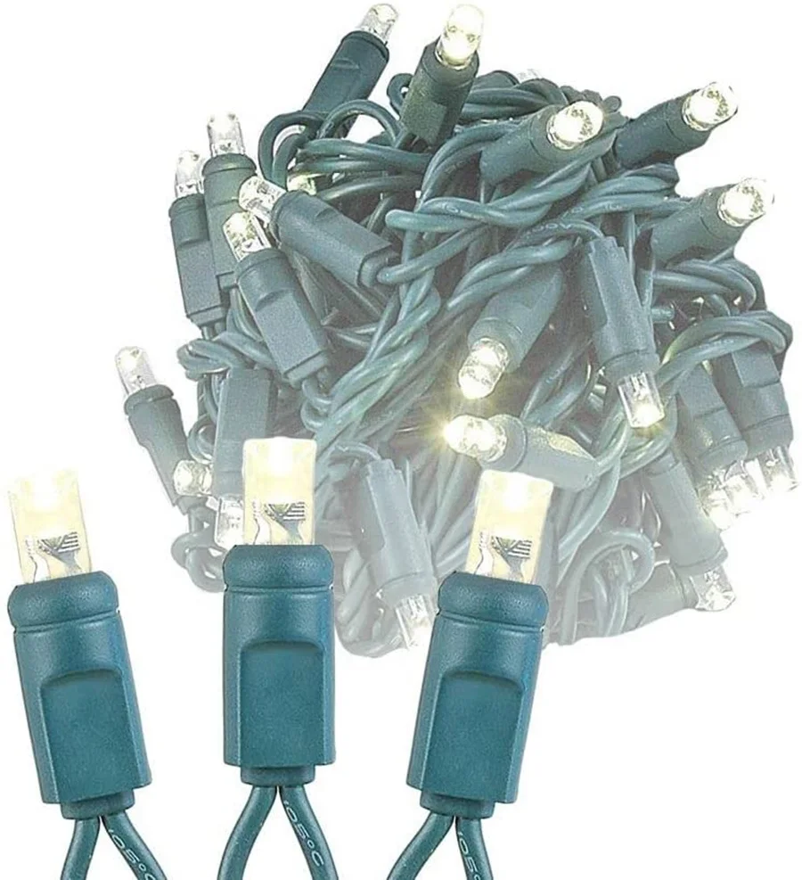 LED Mini light strings Waterproof Decorative  LED outdoor String Light Commercial IP65  coaxial led strand