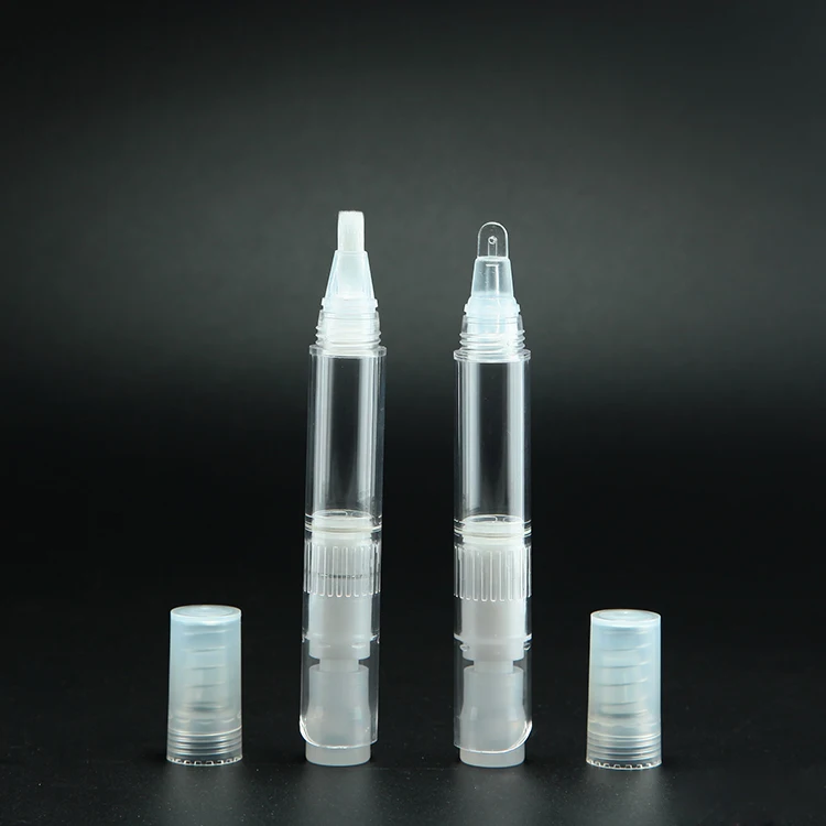 2ml nail polish plastic pen bottle brush