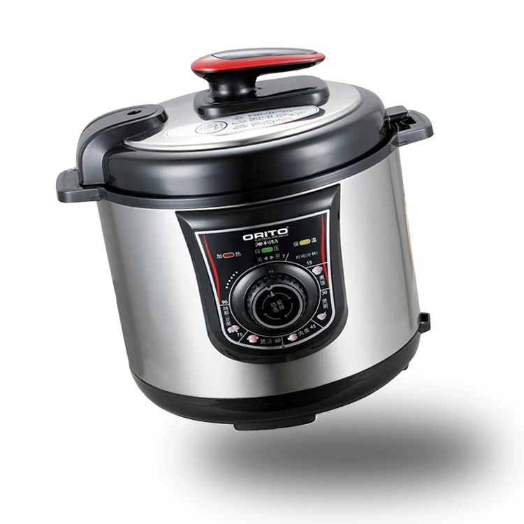 new design manual quick exhaust pressure rice cooker with stainless steel outer body and anti scald handle