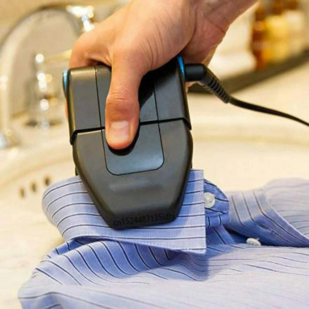 Necessary Mini Handheld Folding Electric Travel Iron Travel Business  Laundry Products Collar Iron