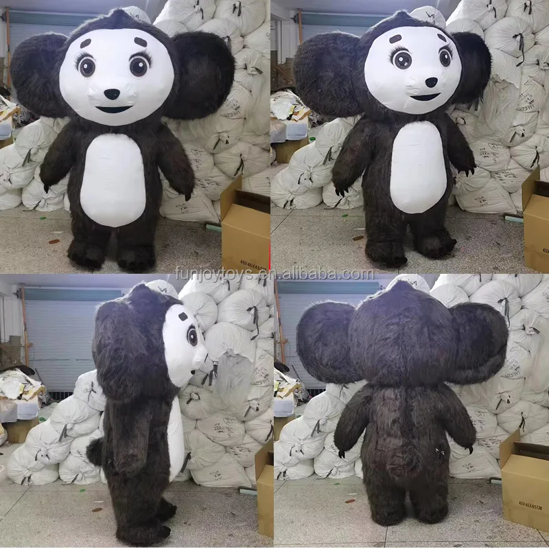 Popular Inflatable Cheburashka Mascot Costume 2m/2.6m cartoon character big bear monkey inflatable mascot costume