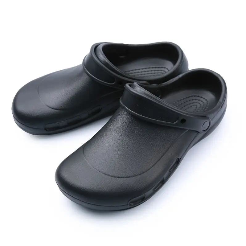 Hotel Kitchen Anti Slip Chef Safety Shoes Clogs Non-slip Chef Shoes Breathable Resistant Cook Working Shoes for men women
