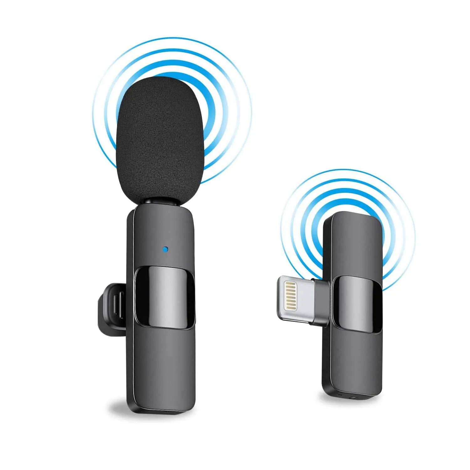 Интеллектуальный шумоподавляющий записывающий микрофон на лацкане Портативный внешний воротник Мини USB микрофон динамик беспроводной петличный микрофон