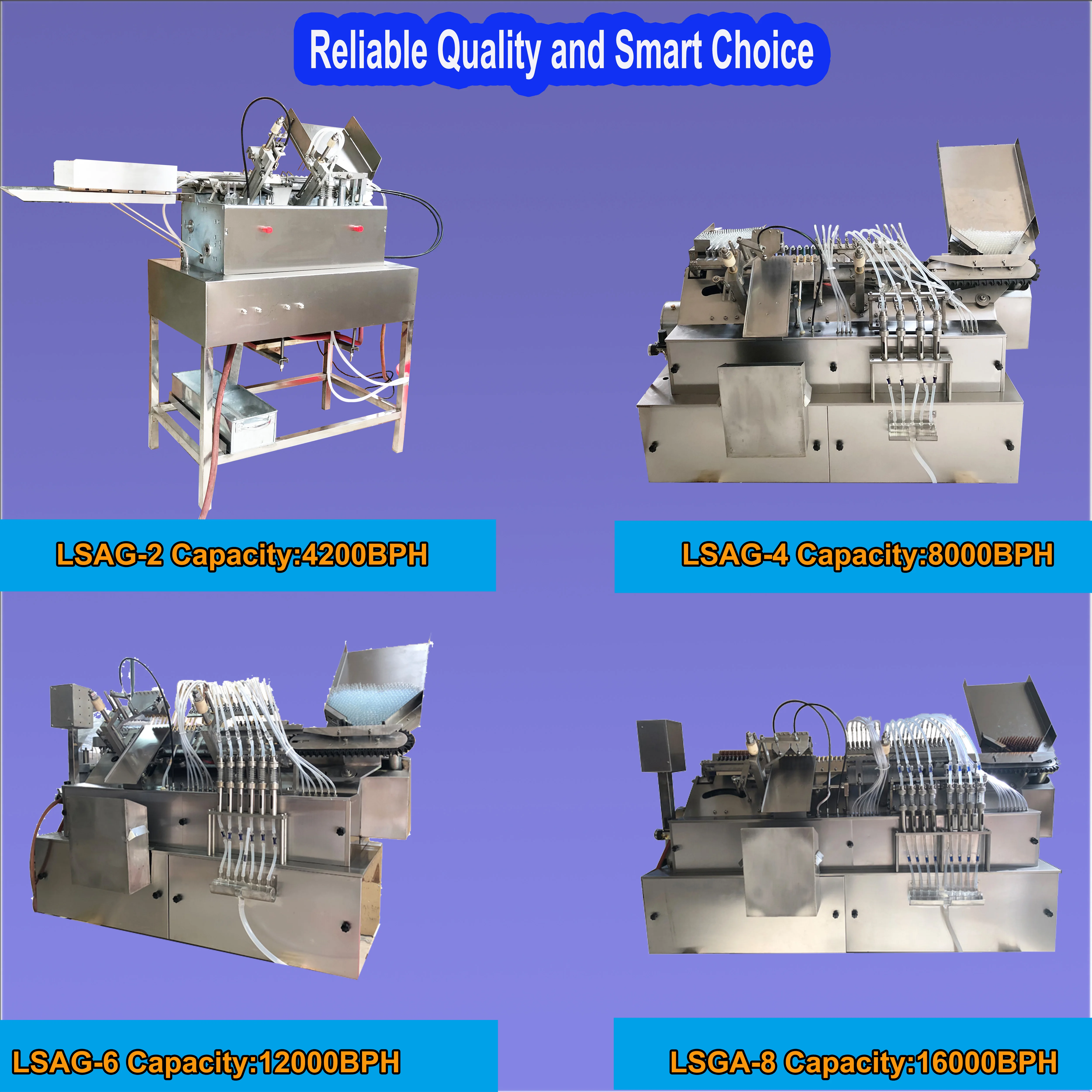 LSAG-2 Best selling 1ml.2ml.5ml.10ml.20ml ampoule filling sealing machine