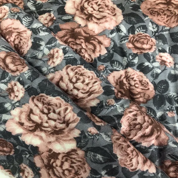 Shaoxing Textile Hot Sale Viscose Printed Spandex Fabric, Viscose Elastane Printed Fabric