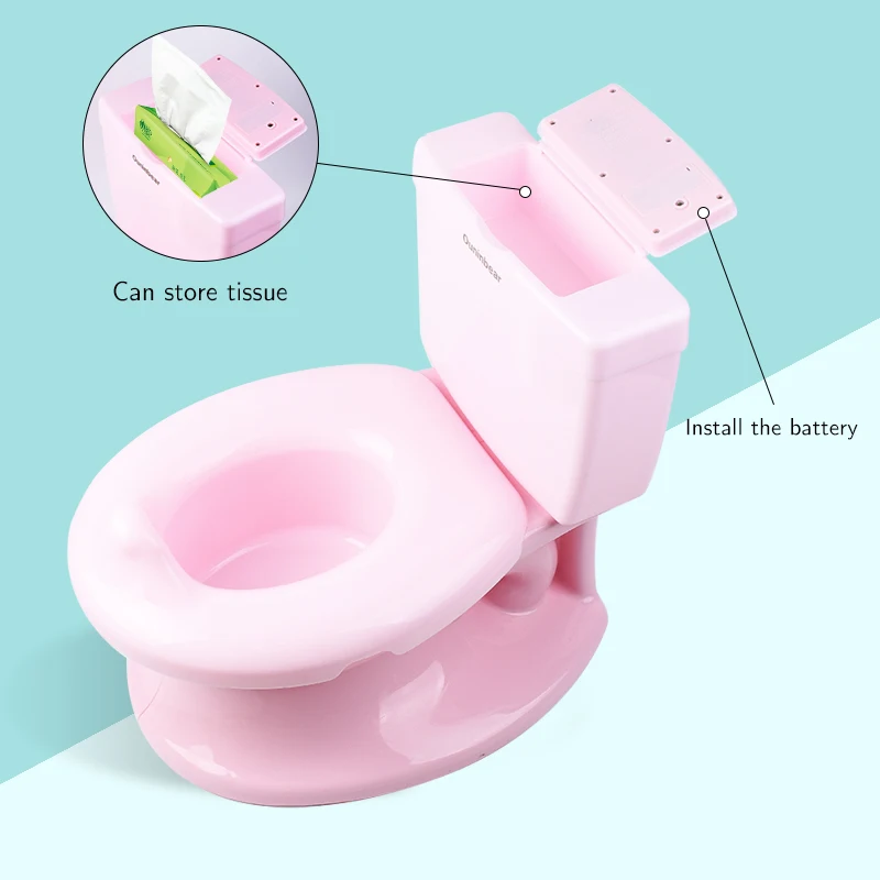 Realistic Potty Training Toilet Looks and Feels Like an Adult Toilet For Toddler