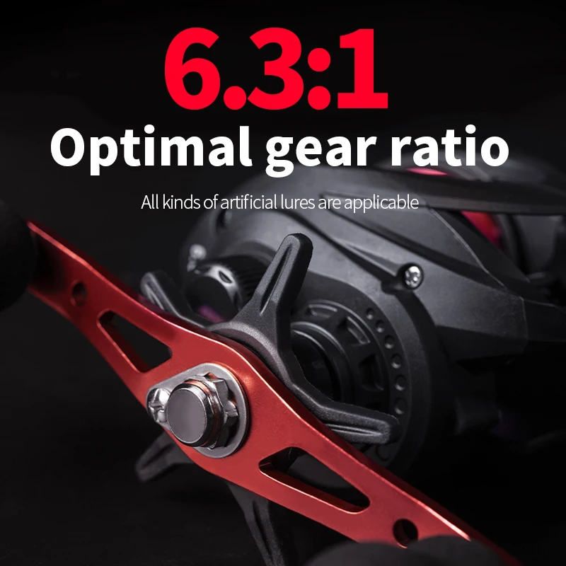 LINNHUE Super Cheap Baitcasting Reel AC2000 Red Blue Purple Bait Casting Reel Fishing Wheel Fish Line Wheel Sea Fishing reel