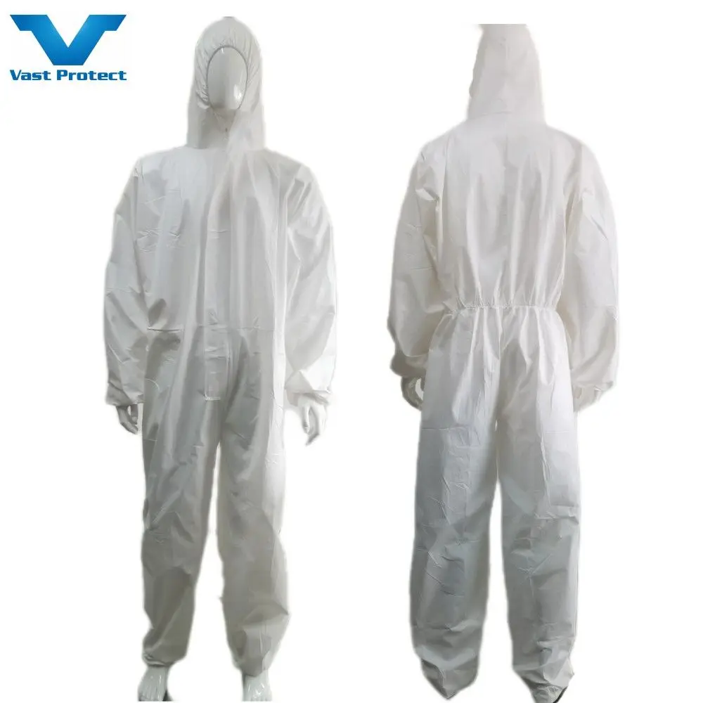 OEM Microporous Coveralls Anti-Spray Anti-Static Waterproof Disposable Suit