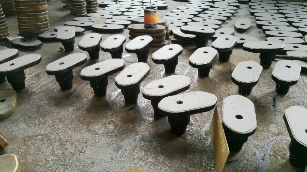 Linquan Refractory LQLV180 Slide Gate Plate with lower nozzles
