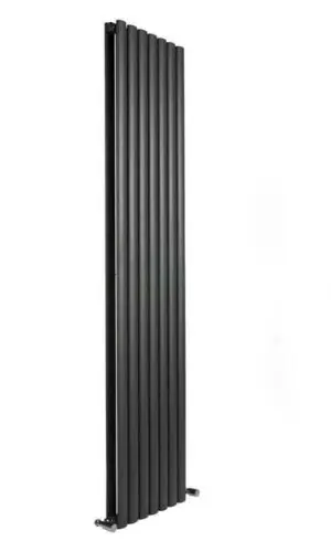 Vertical Heating Water Designer Oval  Radiator Anthracite/White/Black