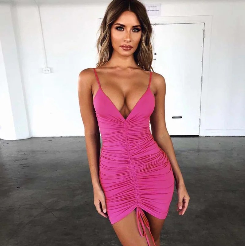 women 2021 Wholesale Fashion Hot Night Sexy Split Tale africa Dress elegant Slim Tight Sling girls cotton summer club dresses