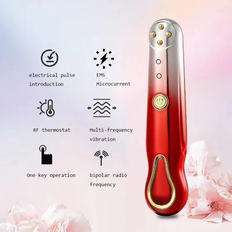 2022 TikTok New EMS Micro-current Introduction Eye Massager Lifting and Firming RF Eye Care Beauty Device Christmas gift