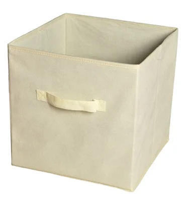 Folding storage stool