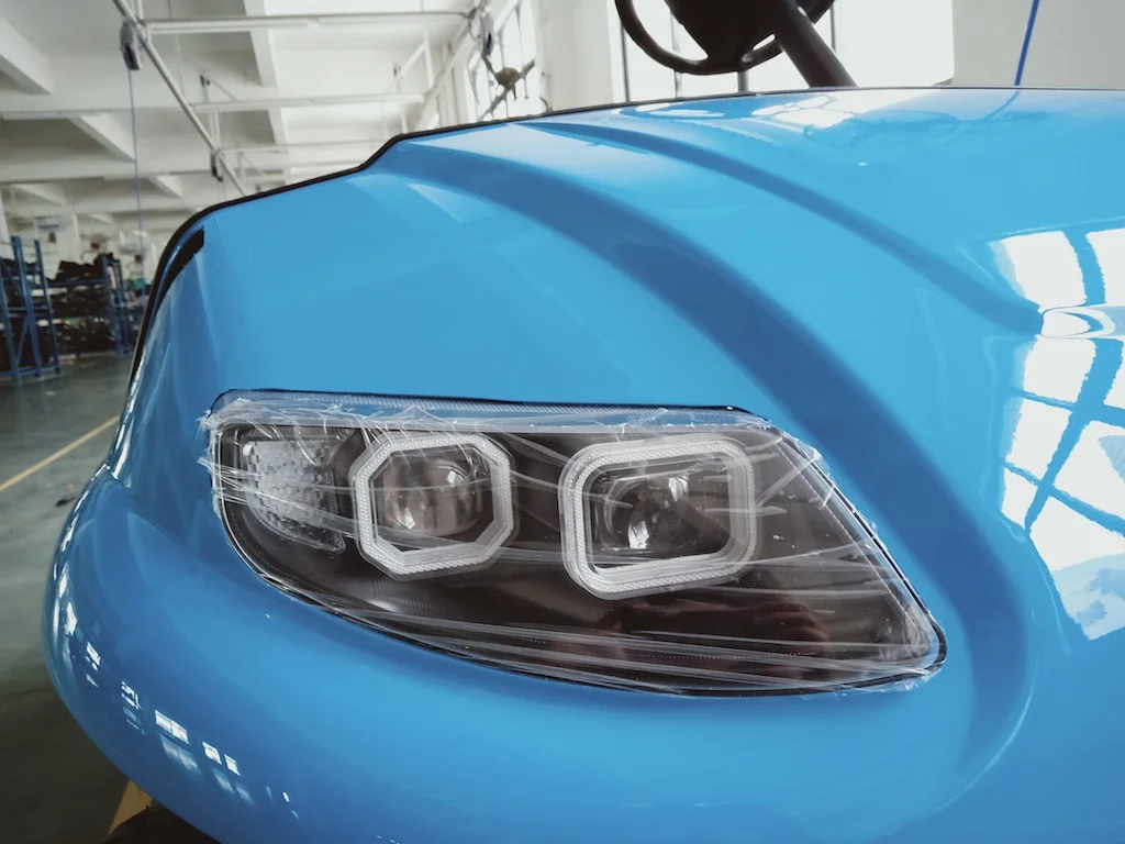 Cheap golf carts from supplier brand new with multi functions lithium battery LED lights