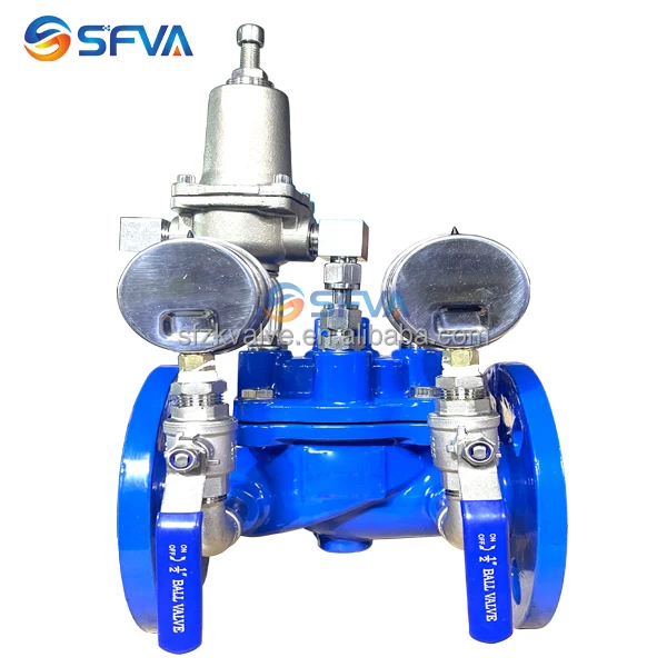 200X DI GGG50 PN16 DN60-65 flange hole pressure reducing valve