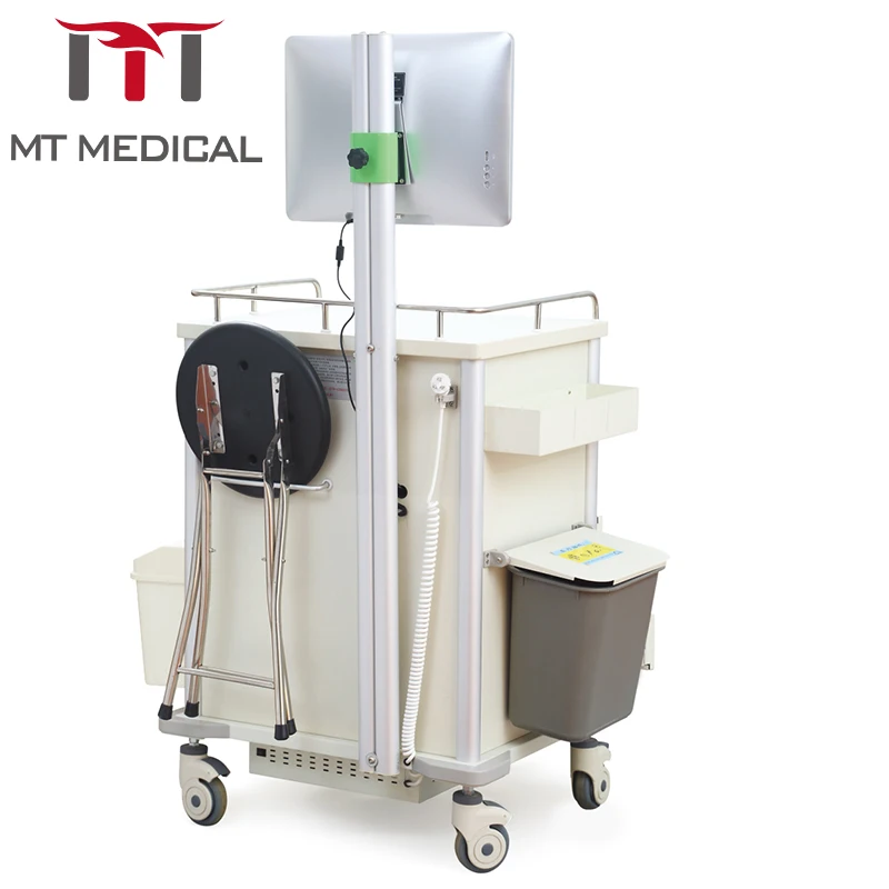 MT MEDICAL Mobile Hospital Workstation Cart Hospital Vehicle Medical Apparatus Medicine Trolley Hospital Equipment