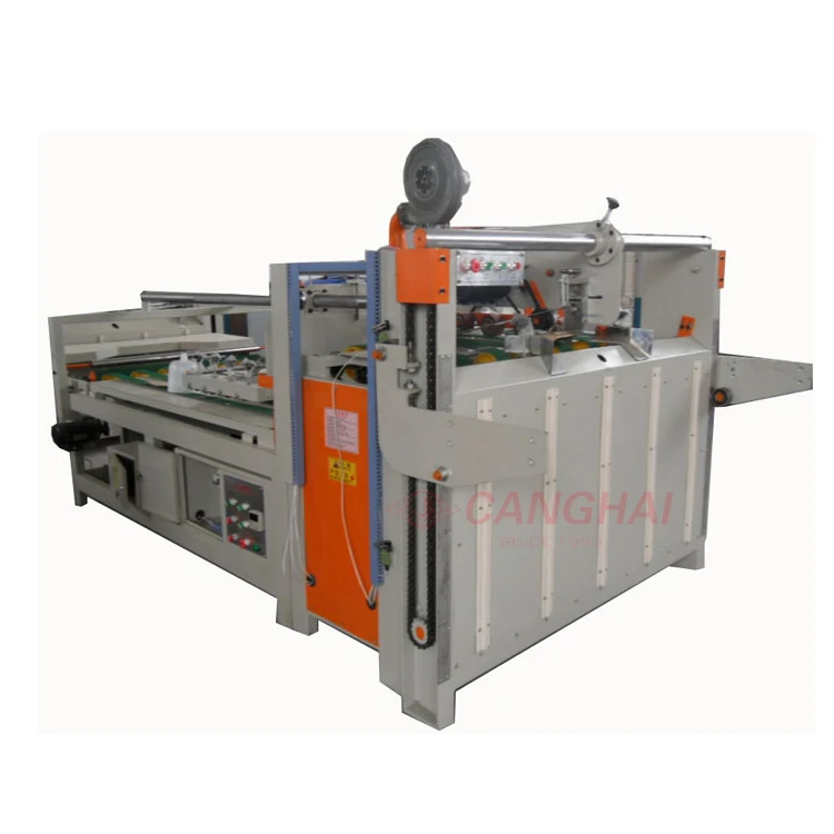 Hot sale Semi-automatic corrugated carton box gluer machine