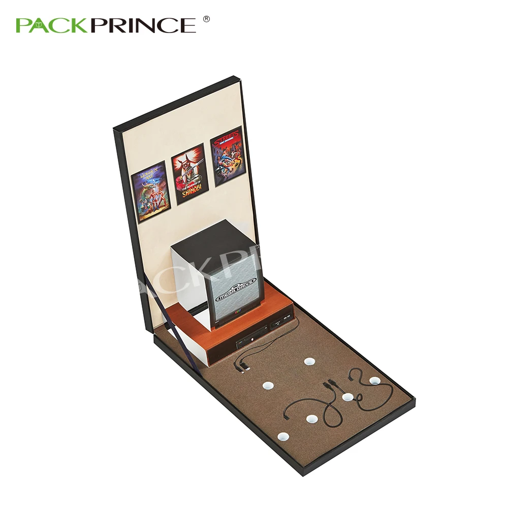 High End Handmade Custom Flip DVD Set Packaging Empty CD Gift Box