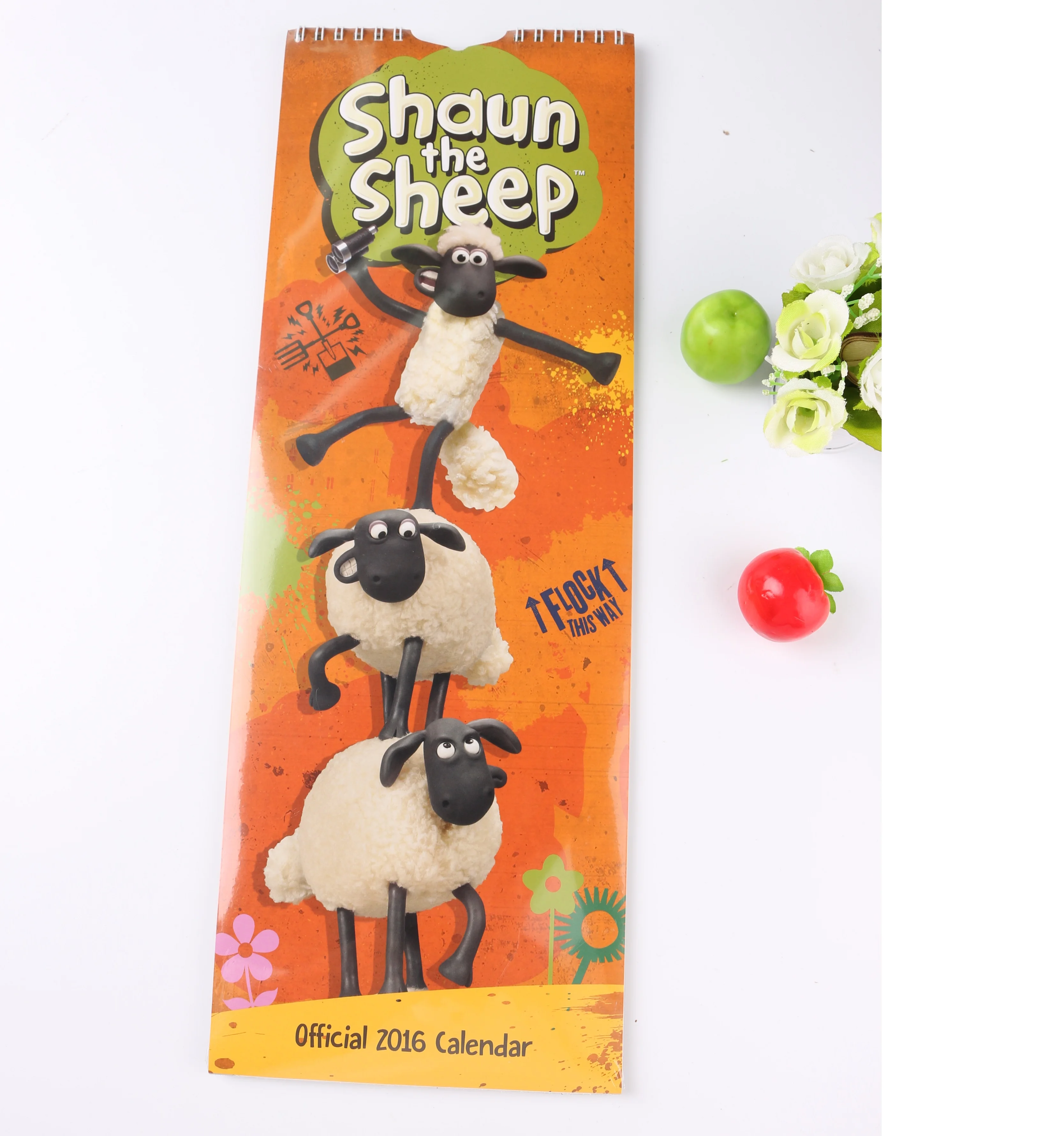 
Triangle desk calendar in different shapes/customized paper desktop calender designs with stand 