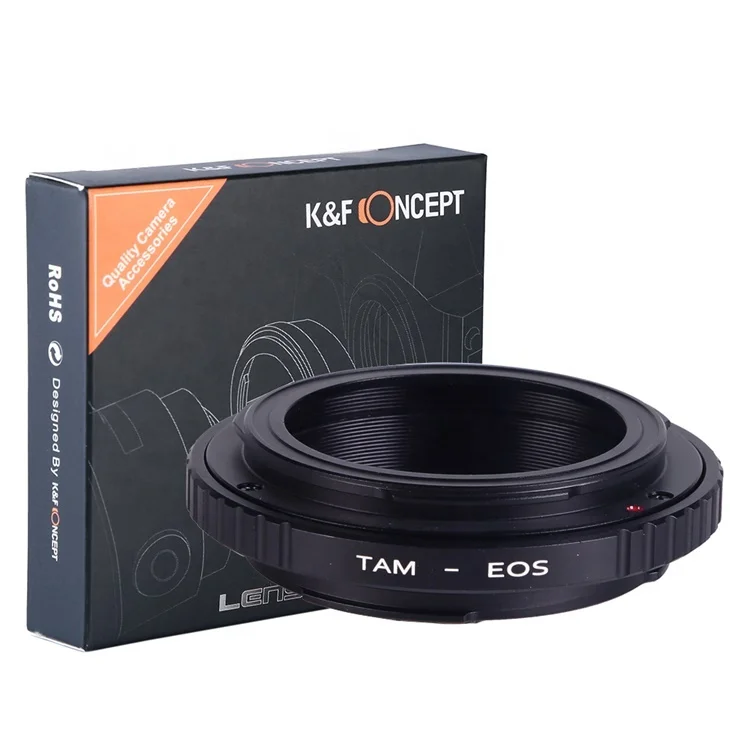 KF Concept manual lens mount adapter for Tamron Adaptall 2 Lenses to Canon EOS Rebel camera