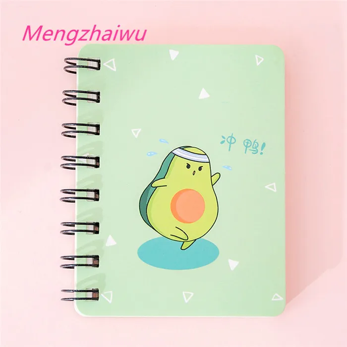 2020 school supplies philippines office stationery products Cute avocado spiral mini notebook students cheapest small notepad