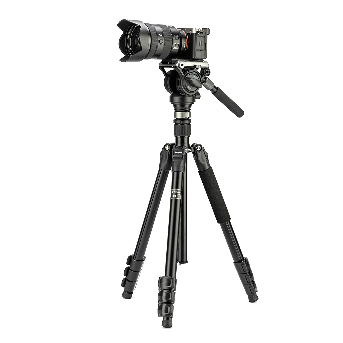 Deluxe Dslr Camera Heavy Duty Tripod Flip Lock Fluid Head Camera Tripod Quick Leveling Adjustable Video Camera Tripod