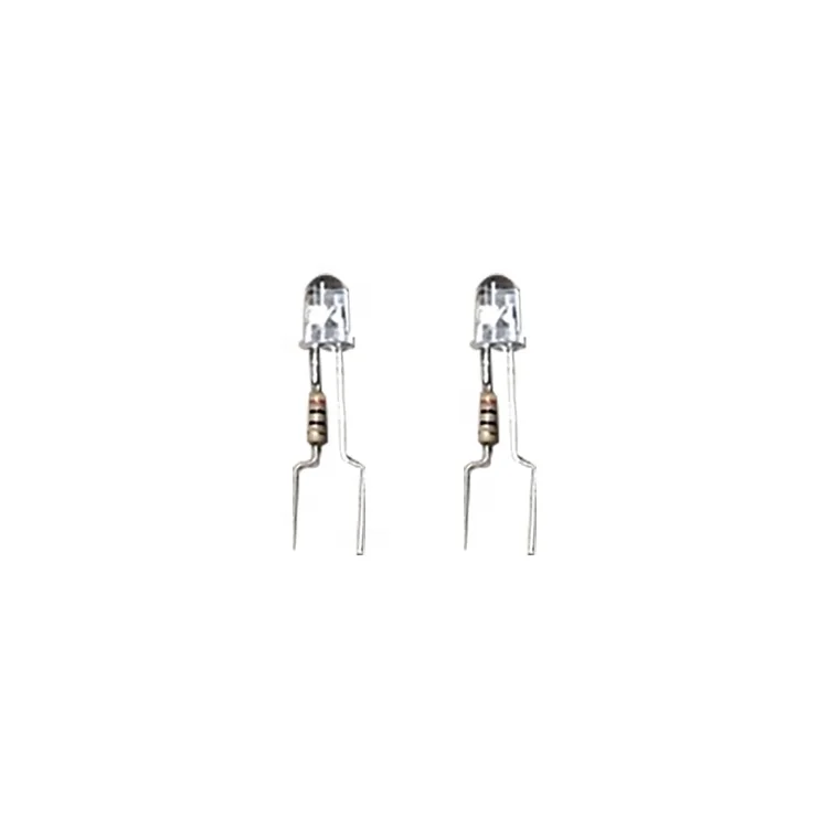 5mm led diode with resistance 365nm 380nm 620nm 670nm 760nm 830nm 940nm led diodes