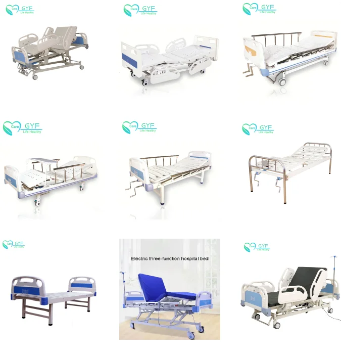 Medical equipment 5 functions electric ICU bed 4 motor medical bed