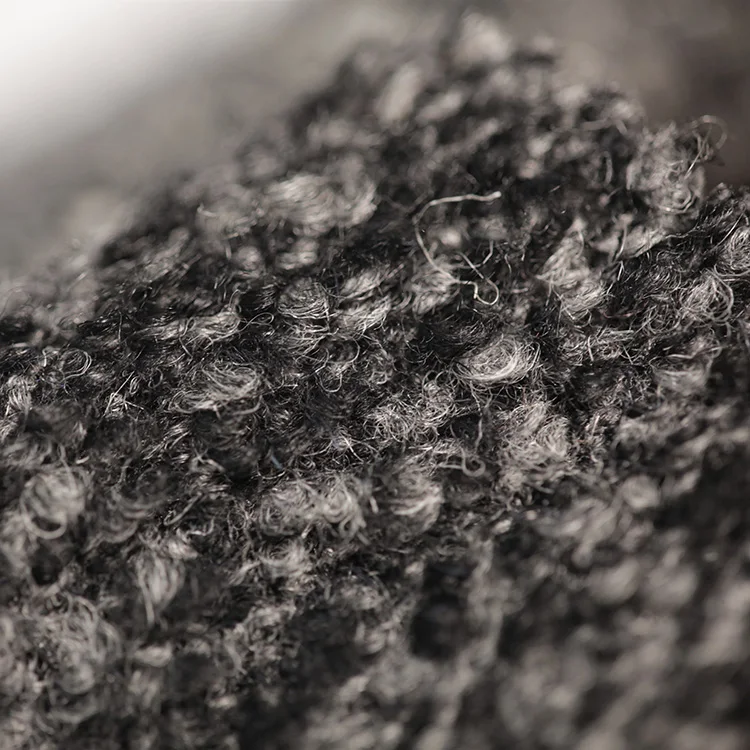 ODM Exotic Tweed Plain Woven Wool Blend Tweed Materials Fabric For Bedding