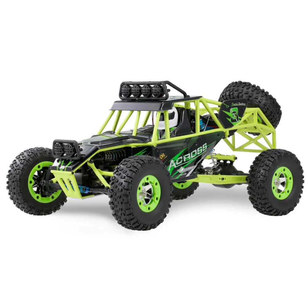 Wltoys 12428 RC Car 4WD 1/12 2.4G  Electric Brushed Racing Crawler RTR 50km/h High Speed Off-Road Car Remote Control Car Toys