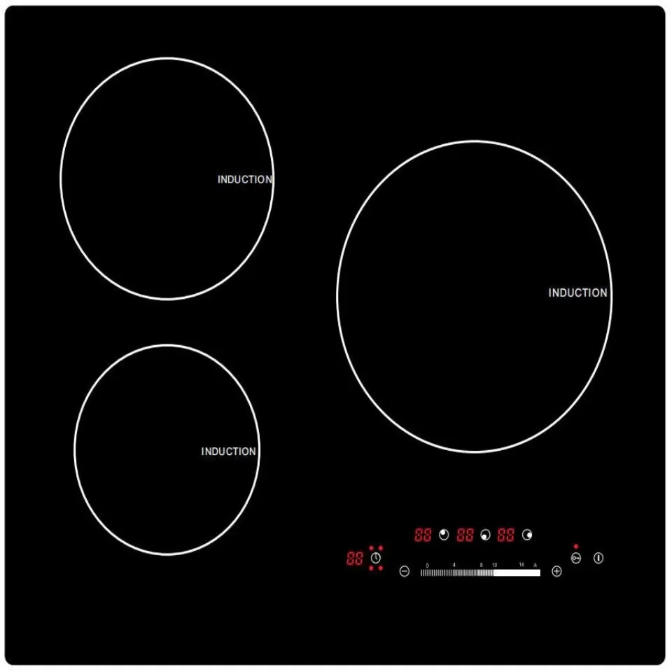 New Spare Parts 3 Burner Industrial Induction Cooker built in induction cooker