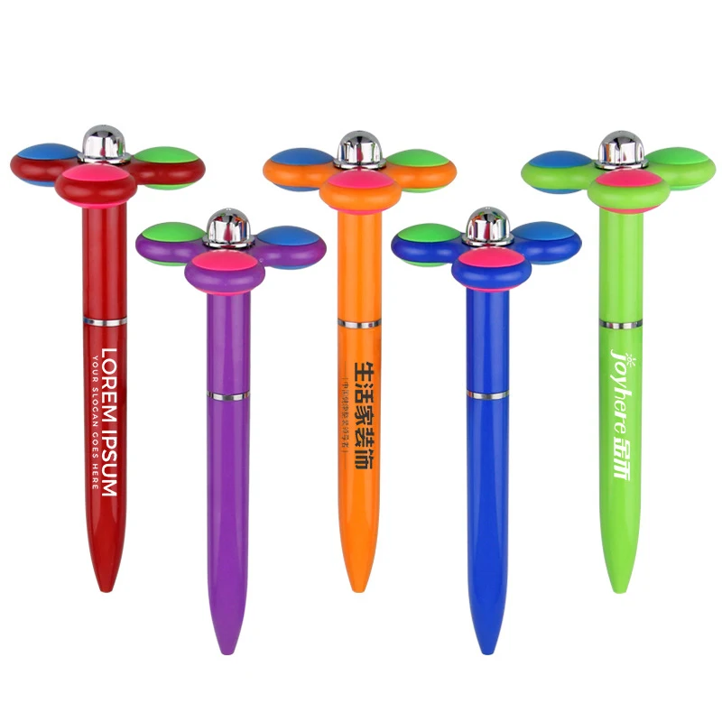 
china supplier wholesale multifunction novelty custom logo fidget spinner fancy pen 