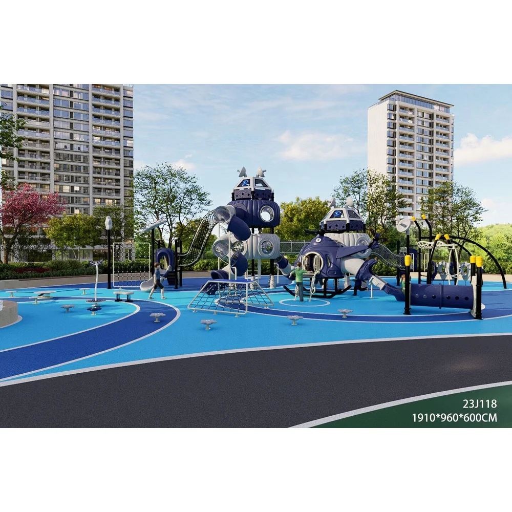 commercial outdoor playground playhouse slide inflatable equipment price play house for kids children play set