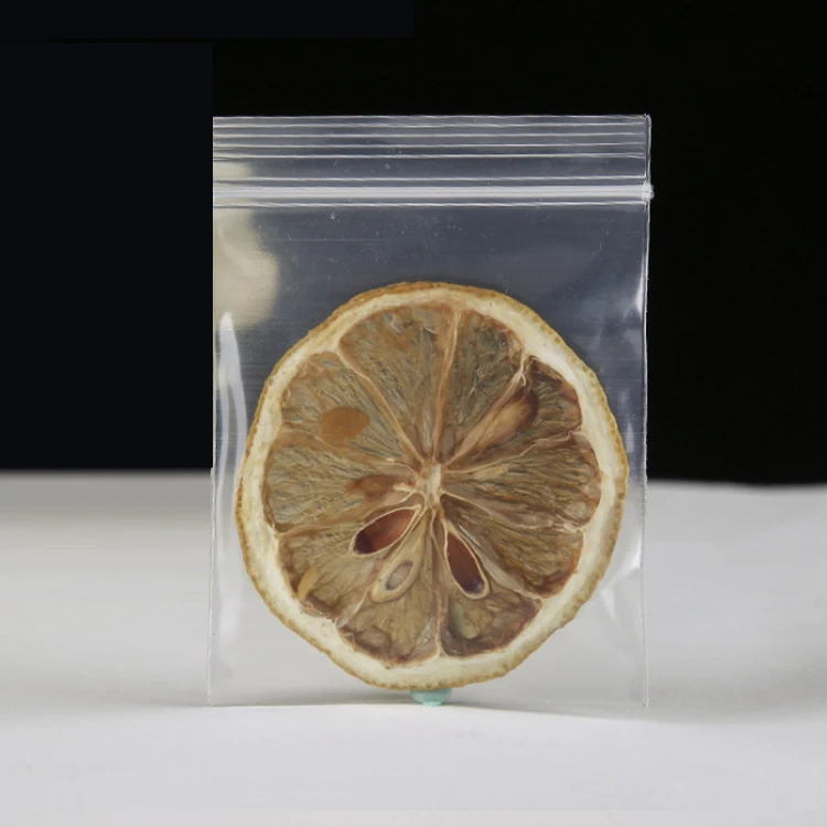 Clear Resealable Plastic Zip Lock Poly Bags Zipper Baggies for Snack Storage Bag