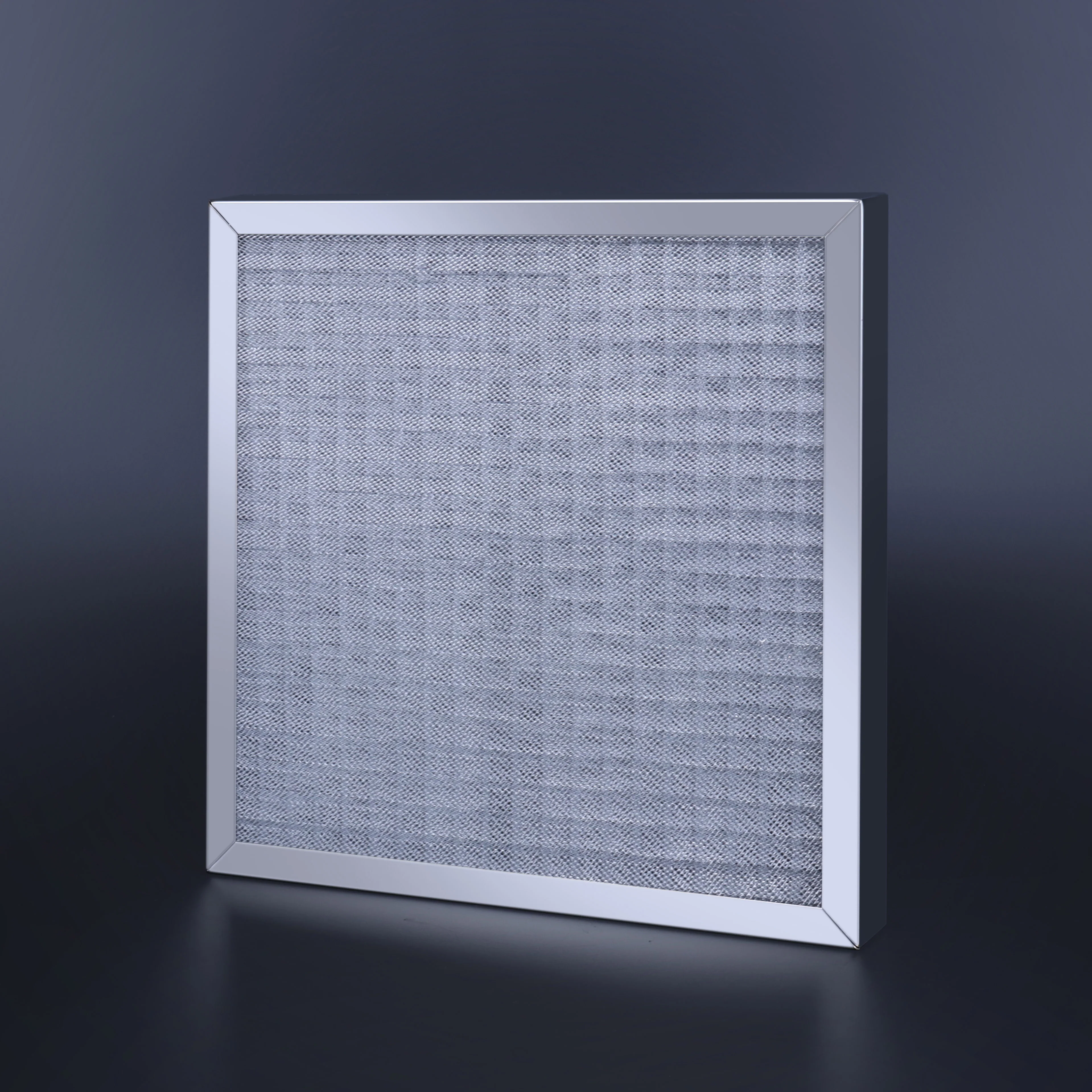 Моющийся Перманентный воздушный металлический сетчатый фильтр, оцинкованный стальной каркас, Перманентный Металлический воздушный фильтр