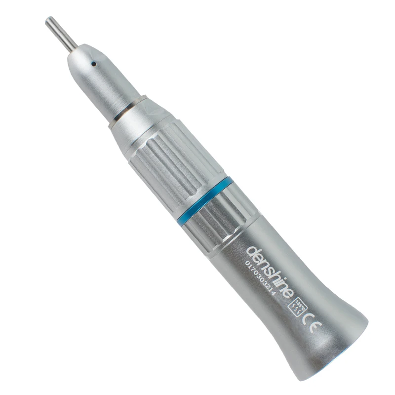 Dental Equipment Denshine Dental Slow Low Speed Handpiece Kit Push Button Contra Angle Air Motor 4H E-type
