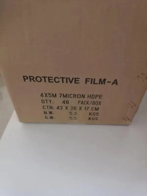 4m painters plastic drop sheet cloth for painting