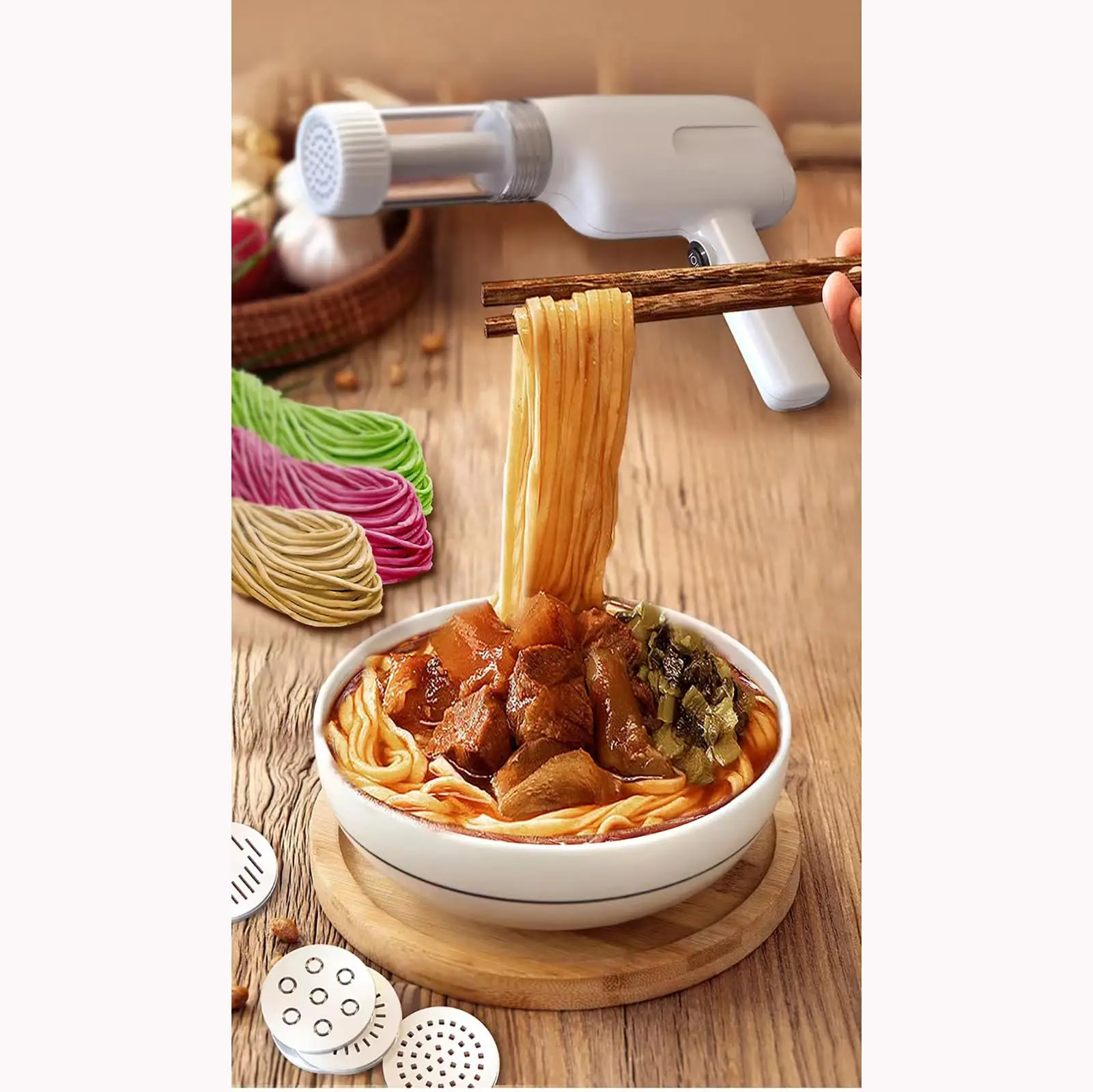 Hot-Selling Automatic Electric Home Noodle Pasta Maker Spaghetti Making Machine