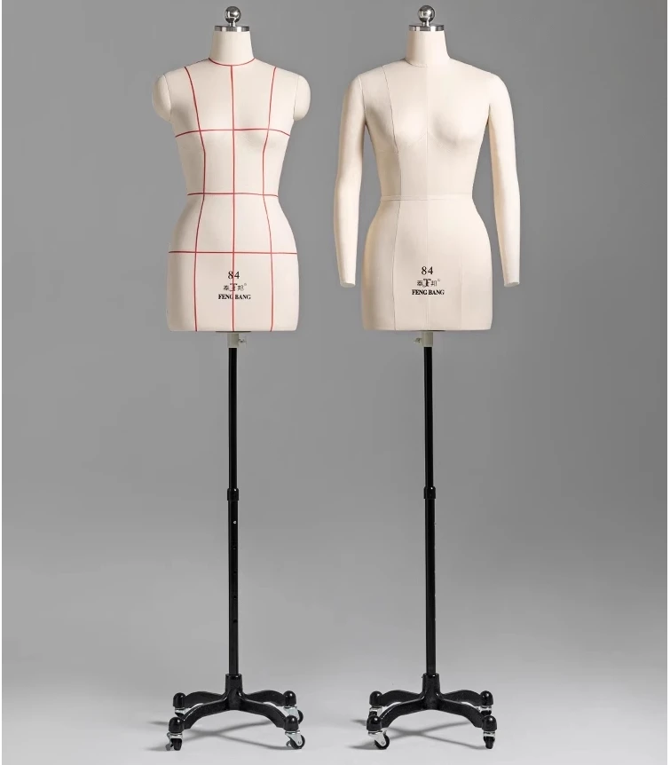 Cheap seamstress half-body dressmaker Female Foam sewing adjustable dress form mannequin for tailor