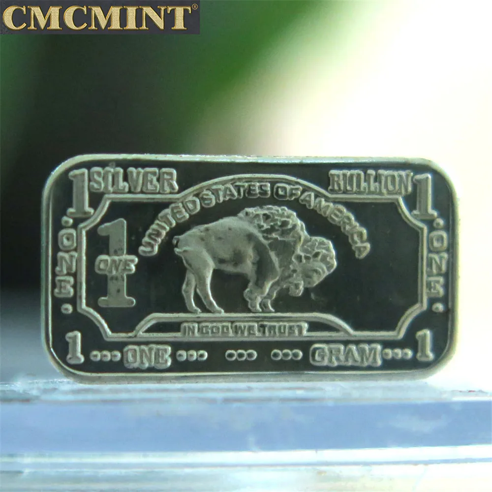 2021 Metal Type 1 gram pure silver Lion bar  for sale  A015