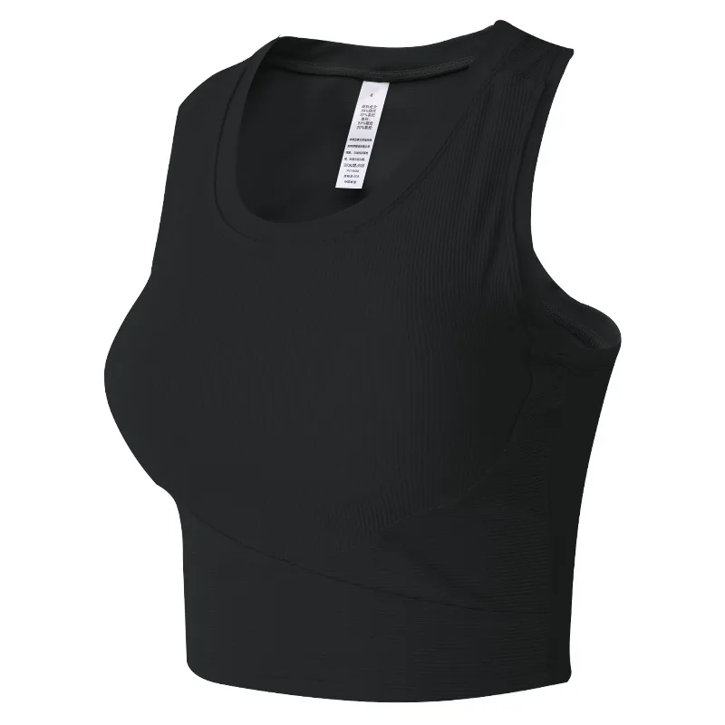 Custom Yoga Top Vest Sports Sleeveless Shirt Women Clothing