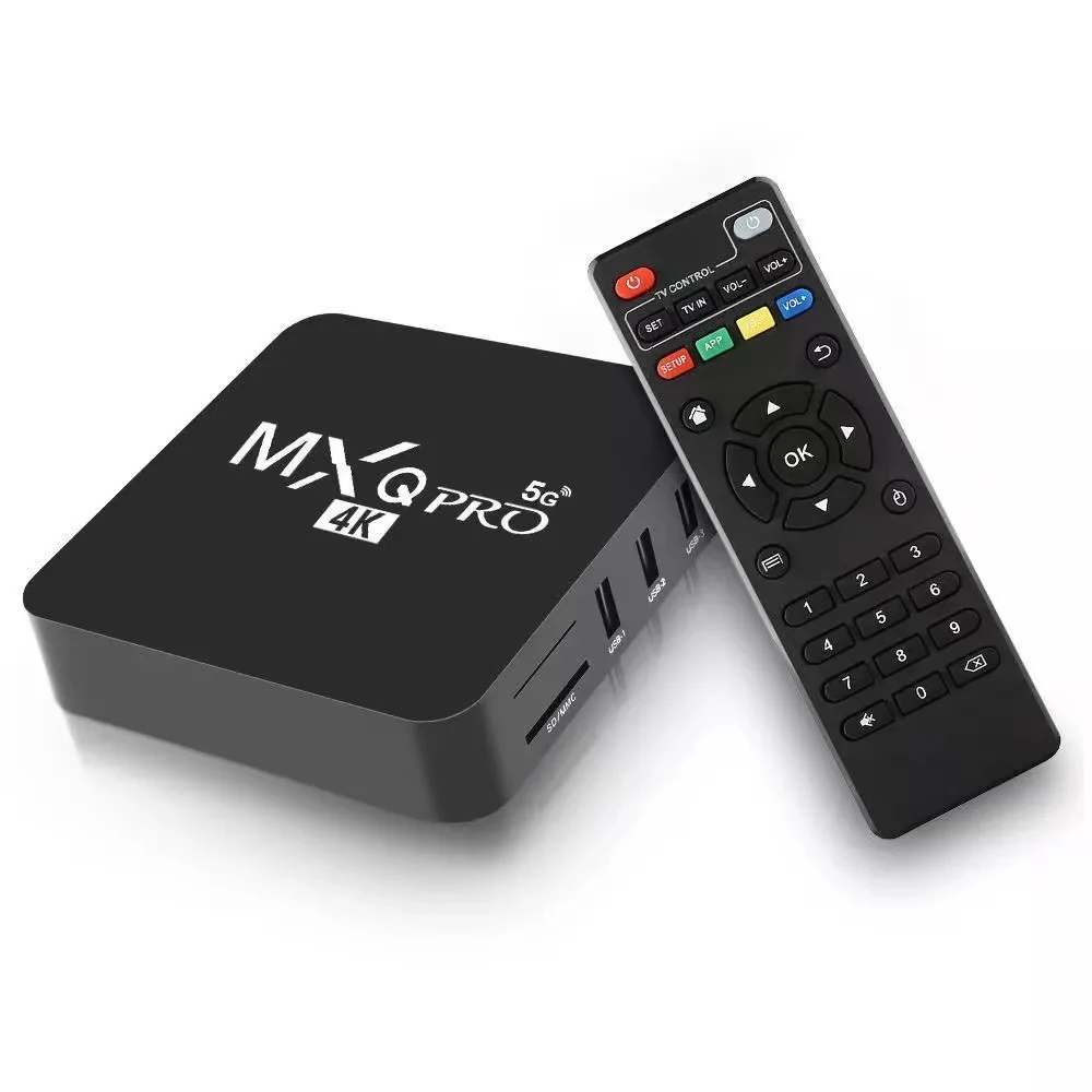 Hot Sale MXQ PRO Amlogic Android 1GB Ram 8GB Rom Free WiFi OTT Smart TV H.265 4K Android TV Box