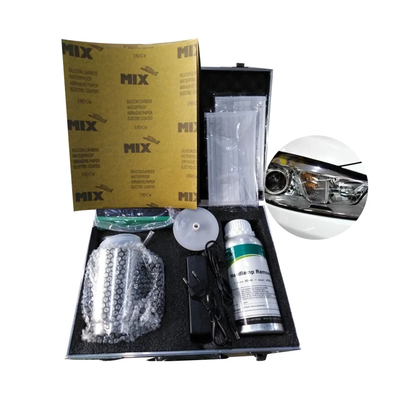 
Car Headlights Cleaner Headlight Polishing by Steam Car Headlight Restore Kit 