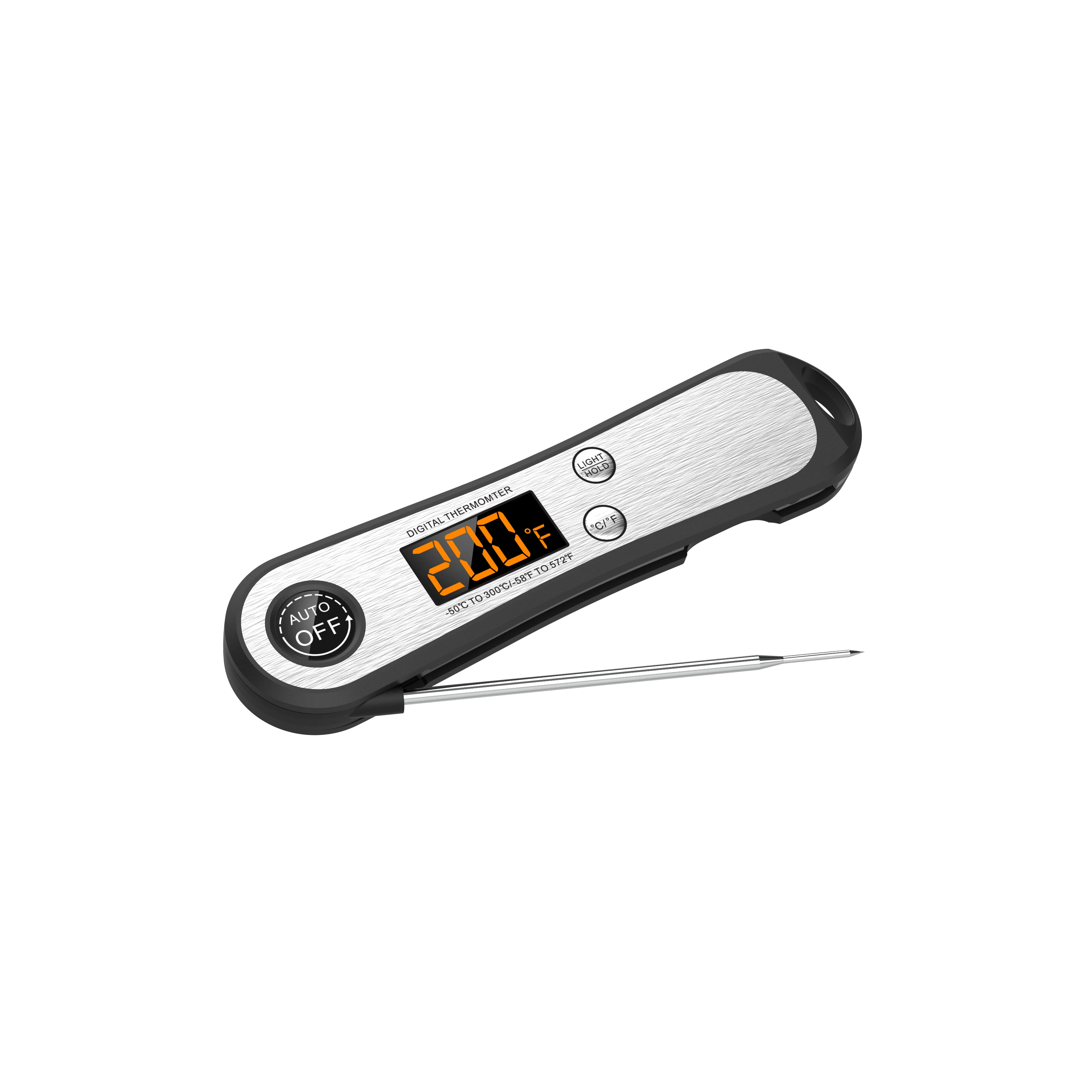 
Smart Food Thermometer Digital Small Multi-functional Thermometer for BBQ/Hot Water 