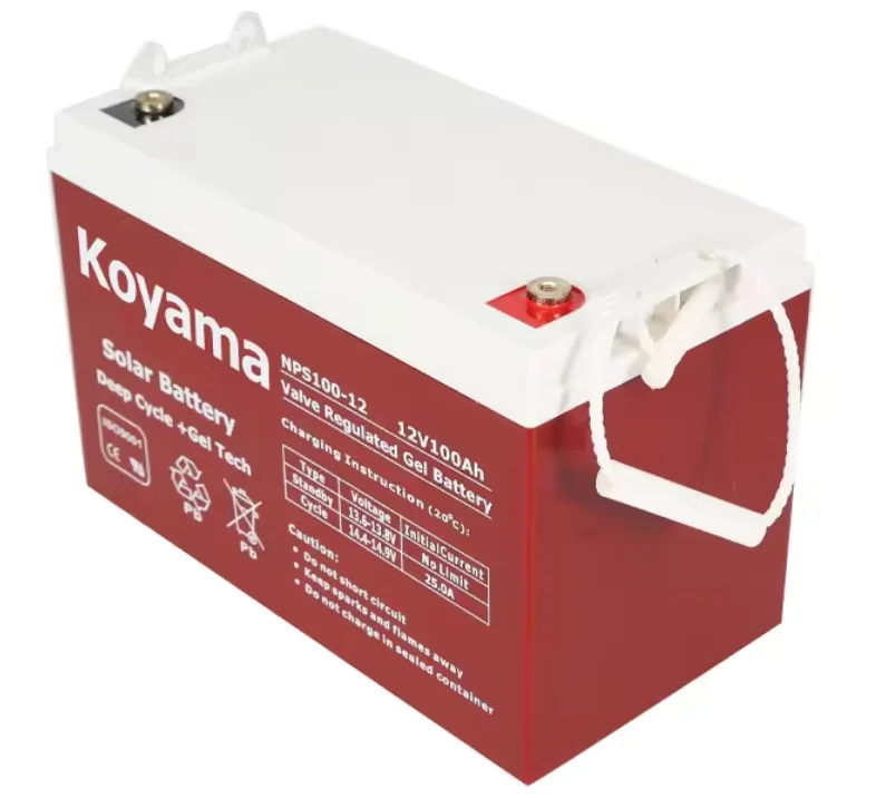 Энергоаккумулирующие солнечные батареи 12V100Ah гелевые свинцово-кислотные для освещения/бытовой техники/RV MF завод OEM