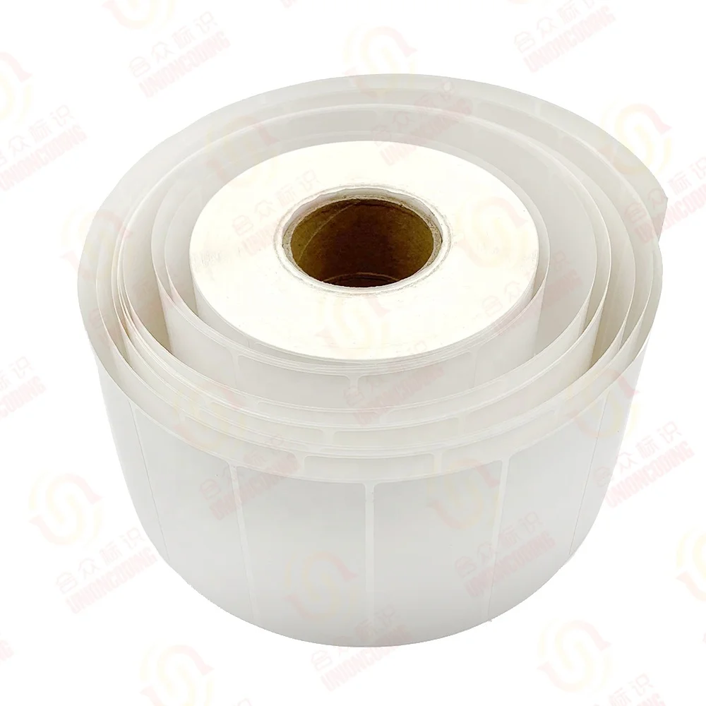 Coated paper 40x25mm customized product barcode printing self-adhesive label