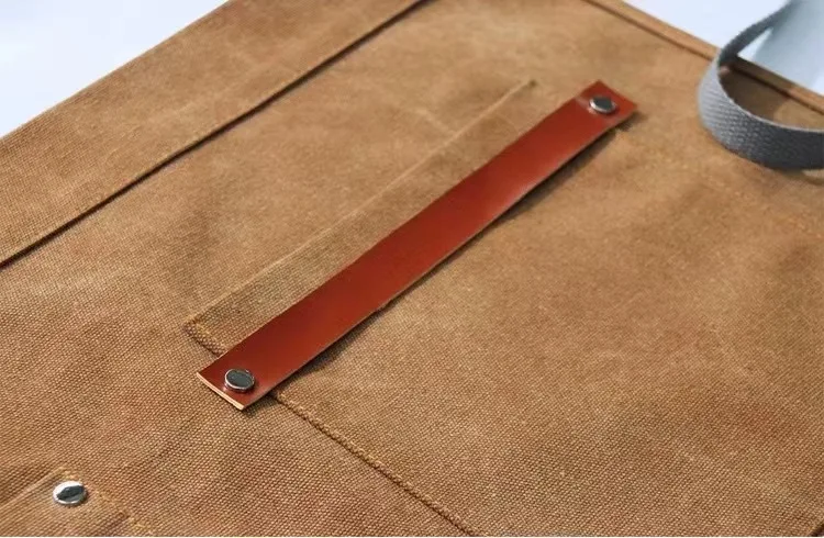 Factory Unisex bistro cafe cooking custom aprons for waiter barber aprons short waist apron