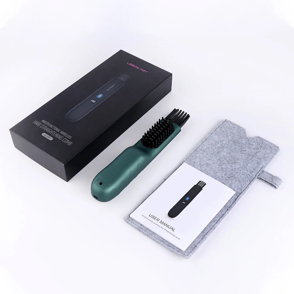 Original Factory Electric Air Brush 2 Mode Hot Comb for Beard and Hair Men Using Portable