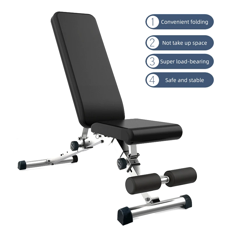 Складное оборудование для тренировок и фитнеса, коммерческий складной домашний многофункциональный регулируемый тренажер для тренажерного зала