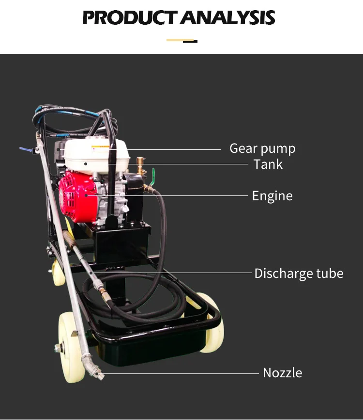 Asphalt road emulsion spraying machine Tar sprayer